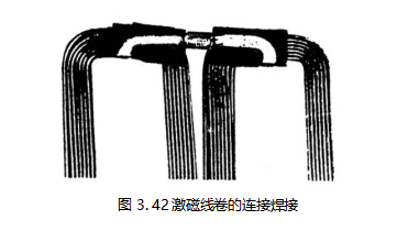 3.42 激磁线卷的连接焊接