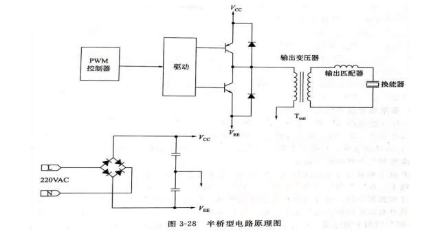 半桥型电路原理图