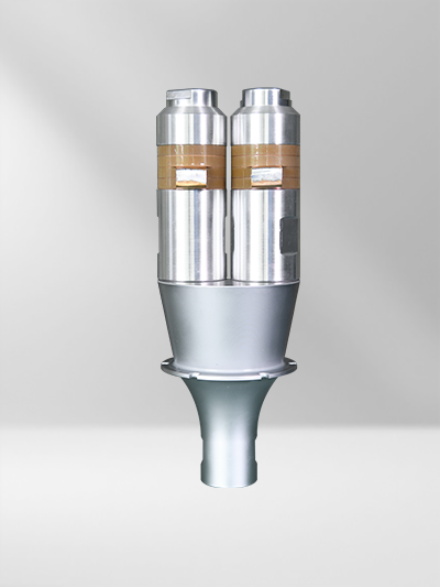 15kHz-4200W 声峰超声波换能器 双柱直筒(银黄）